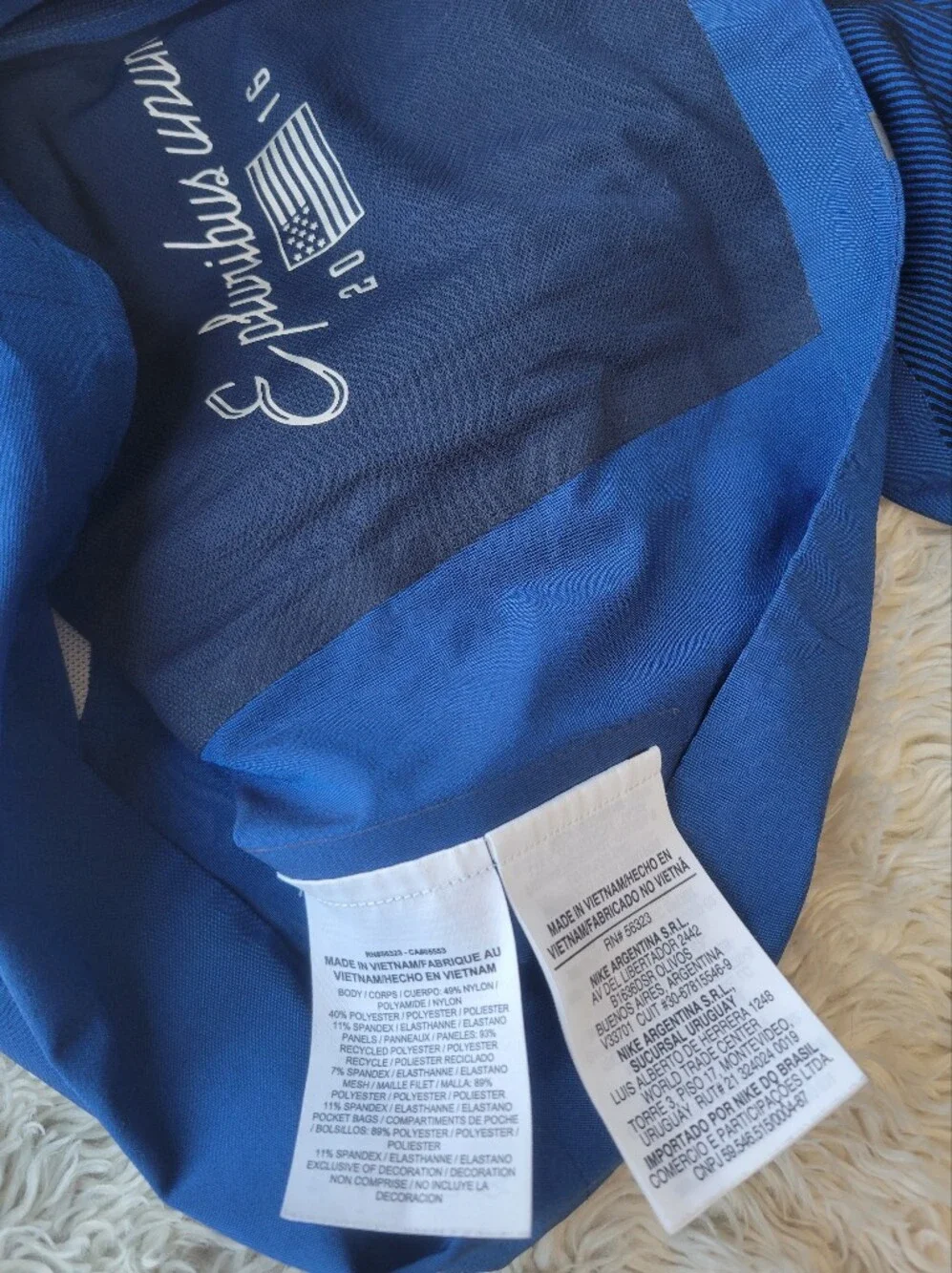 Nike Women's Flex Team USA Olympic USOC Stadium Jacket Blue Small